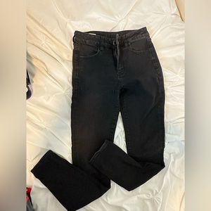 American Eagle High Rise Black Denim Jegging